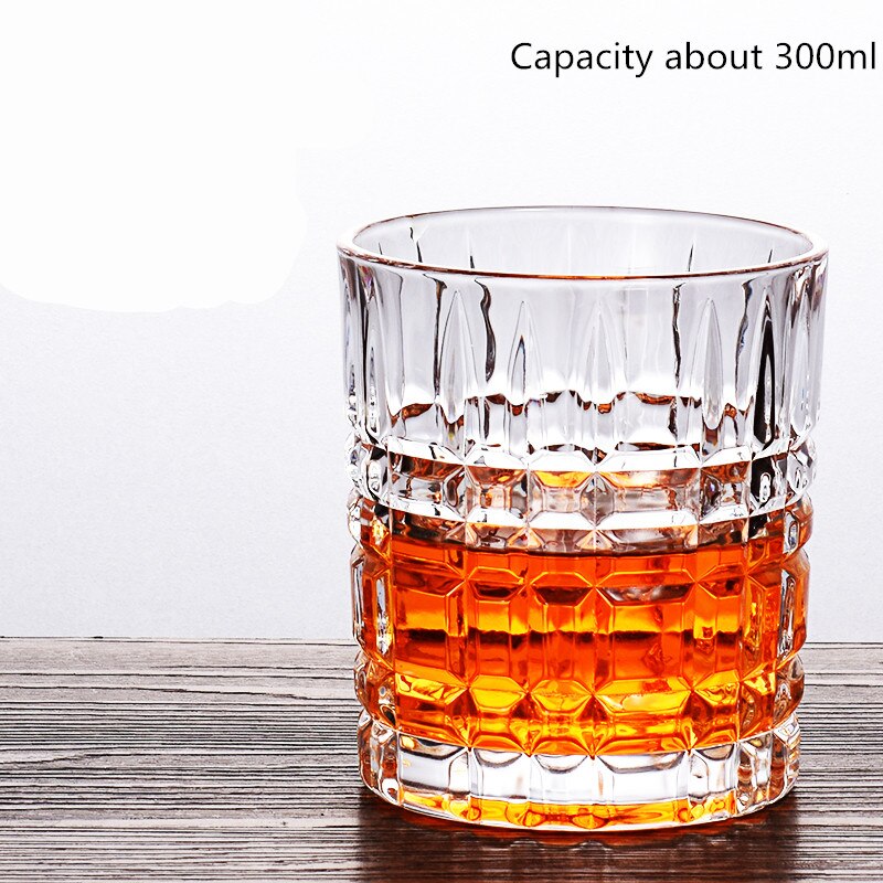 Europese Crystal Glas Wijn Glas Whisky Brandy Glas Eenvoudige Binnenlandse Wijn Accessoires: h