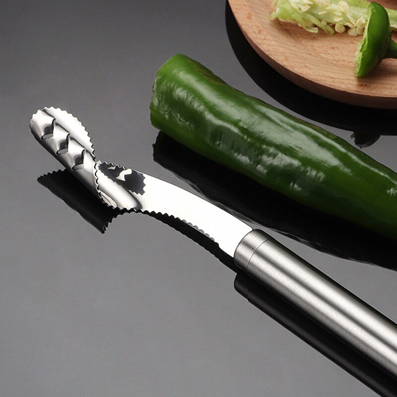 Jalapeño peper ontpitter roestvrijstalen keukengadgets