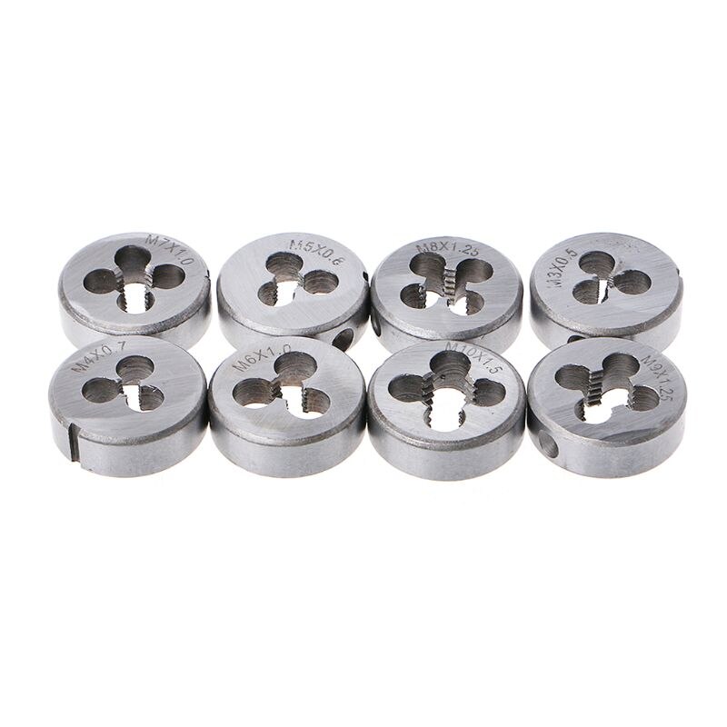 20 Pcs Tap Die Set Metric Hand Threading Tool Tungsten Carbide Screw Thread