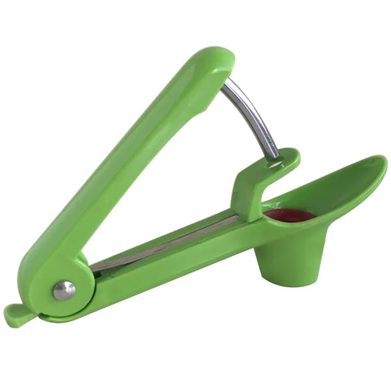 Myliffri – extracteur De cerises, avec noyaux et récipient à jus: Green
