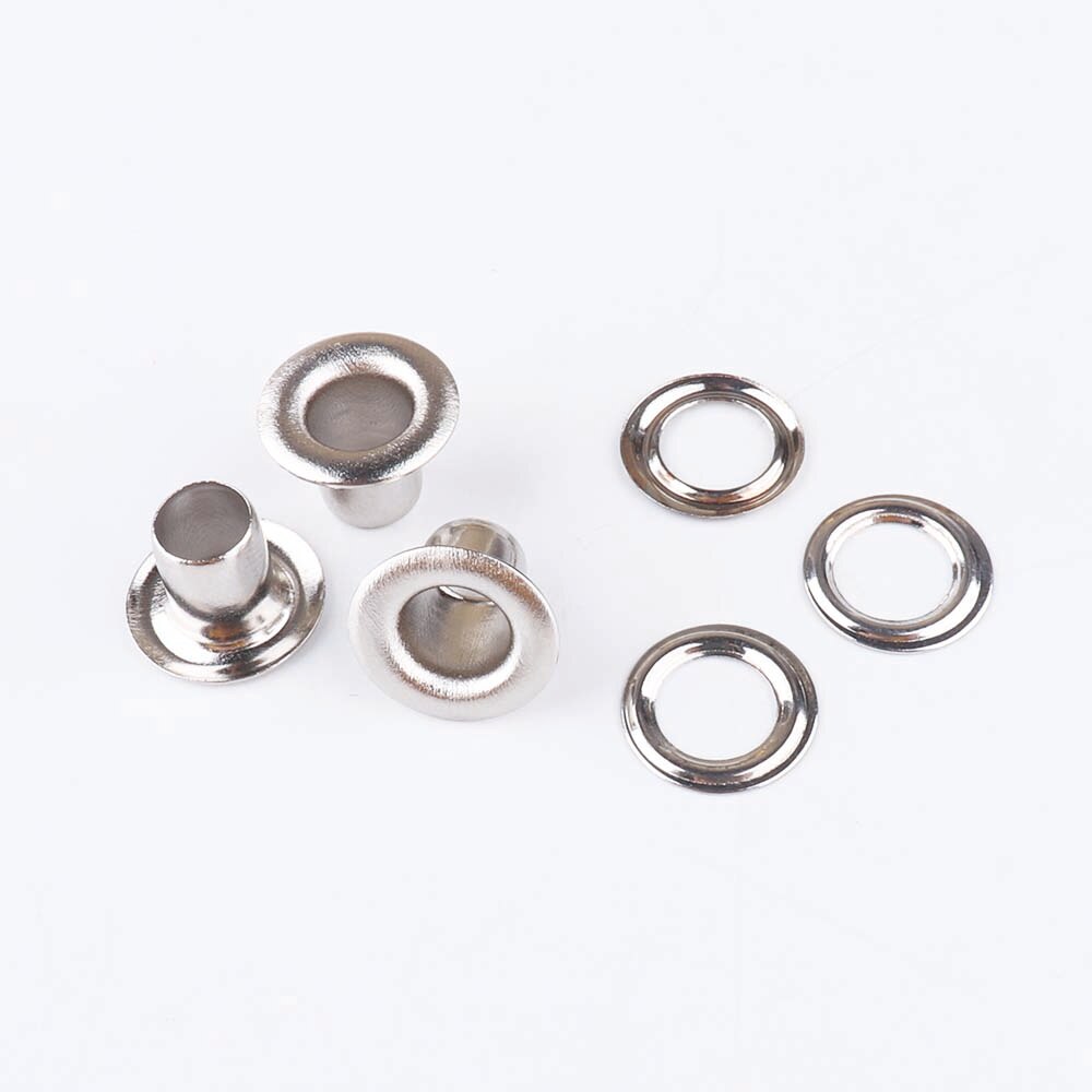 100sets 12*6*8mm Metal eyelets DIY Garment Cloth Craft DIY Apparel Sewing Fabric Garment Eyelets Handmade Tools Handmade