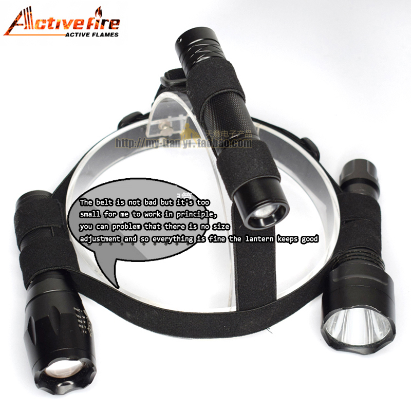 The belt is not bad but it's too small for is fine the lantern keeps good For 18650 battery flashlight