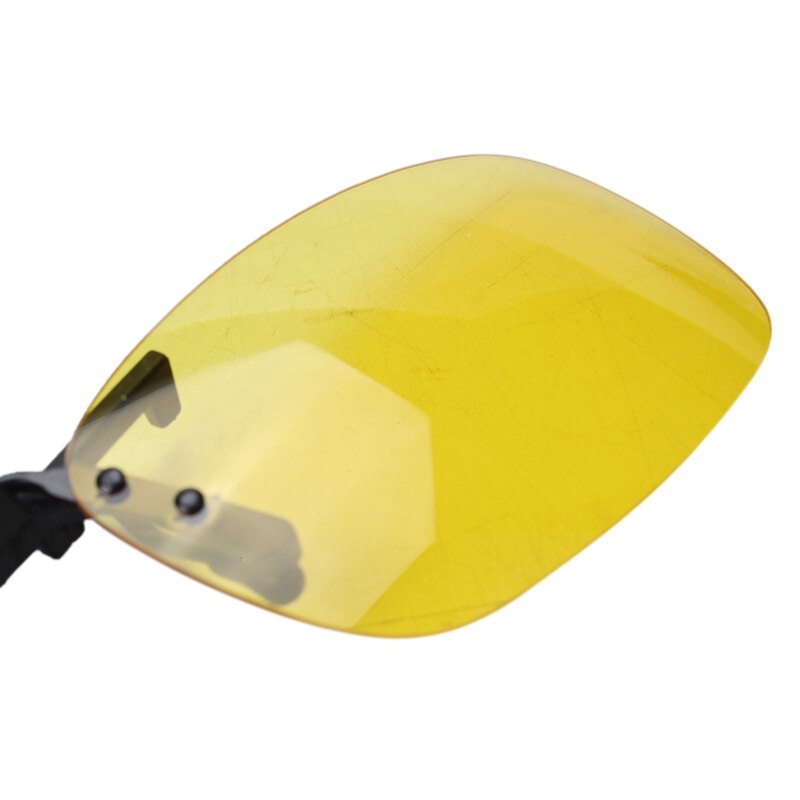 Lentes rectangulares Amarillo Claro sin montura Clip en gafas de conducción de visión nocturna