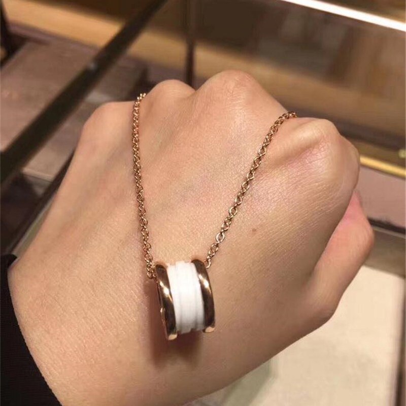 Original Brand Necklace Thin Waist Ceramic Necklace Female Spring Necklace Luxury Jewelry Christmas