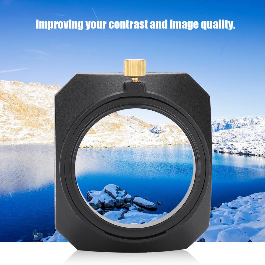 Lens Accessoires 46 Mm Vierkante Zonnekap Shade Voor Dv Camcorder Digitale Video Camera Lens Filter Of Vat Draad Camera len Deel