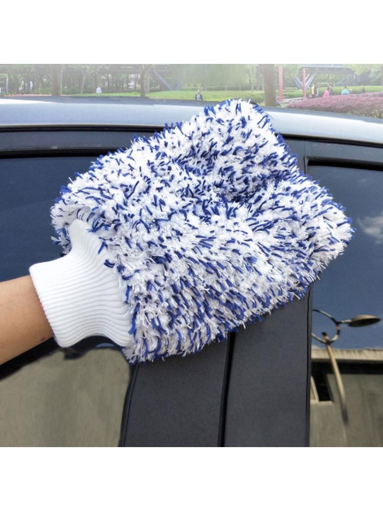 Verbeterde Zachte Absorptie Handschoen Hoge Dichtheid Car Cleaning Ultra Zachte Te Drogen