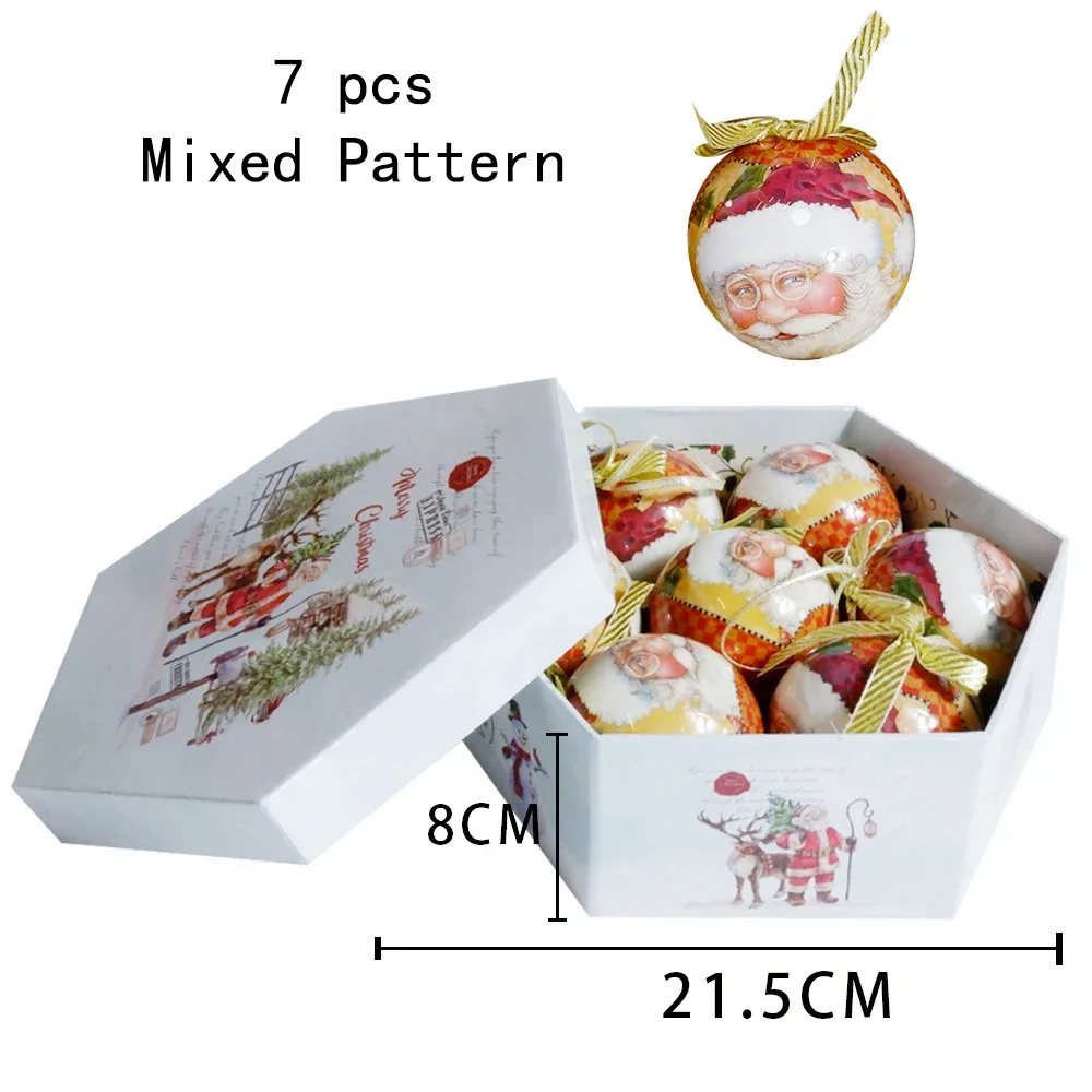 Weihnachtskugeln, Weihnachtsanhänger, Baumschmuck, mehrfarbige Kugeln, Zuhause, Party, Dekorationen, Set, Navidad, Weihnachtsdekoration, Kugeln: Mint Grün