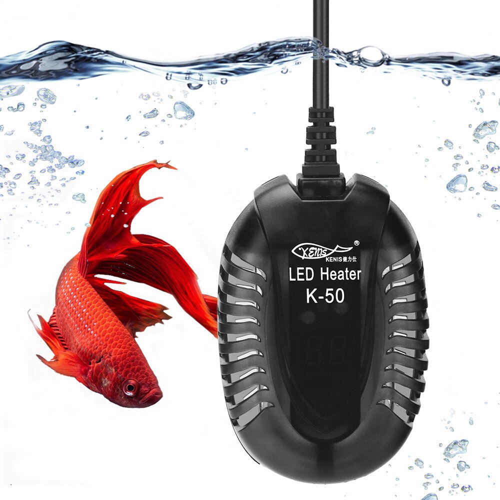 Kleine Mini Aquarium Verwarming Staaf Tropische Vis Schildpad Verwarming Lage Waterstand Verwarmingselement Automatische Constante Temperatuur