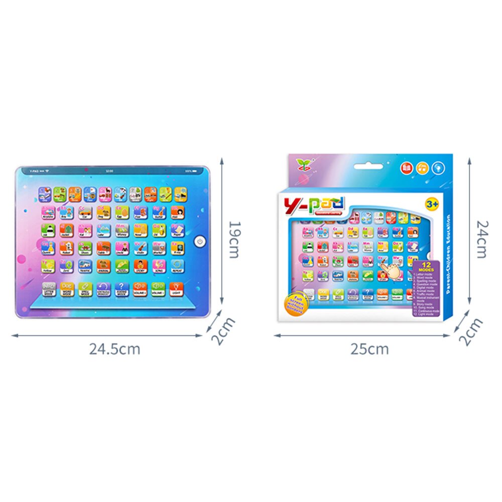 Englisch Lernen Maschine Alphabet Baby Tablette Pädagogisches Spielzeug Für freundlicher Elektronische berühren Tablette Computer freundlicher Spielzeug