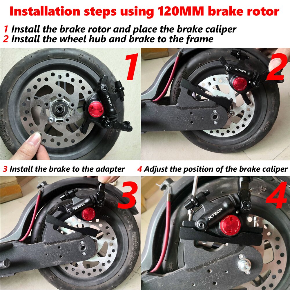 Kit d&#39;adaptateur Xtech m365 pour Scooter électrique Xiaomi M365 et Mijia M365 Pro ZOOM XTECH HB100, frein en alliage d&#39;aluminium