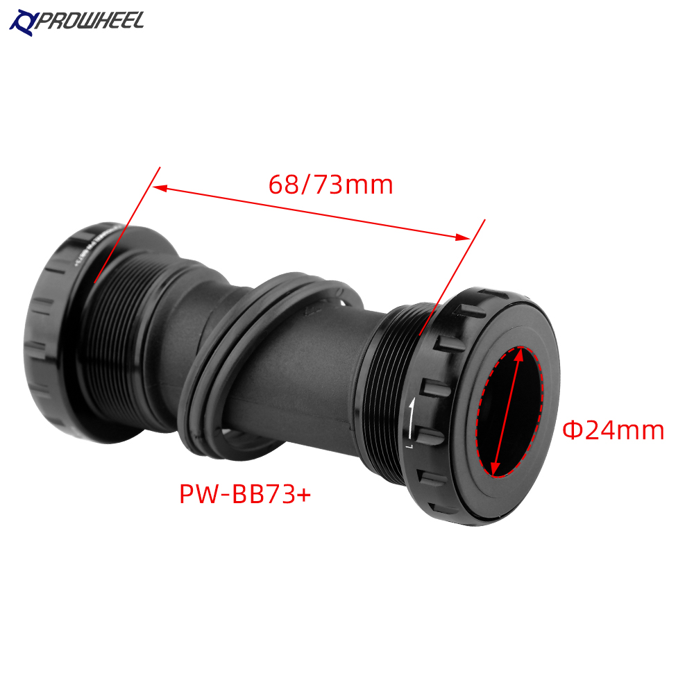 PROWHEEL RBB68/BB68/MBB73/BB73 soporte inferior de bicicleta MTB/carretera Hollowtech rodamiento para 68MM 68/73MM Shimano manivela BB