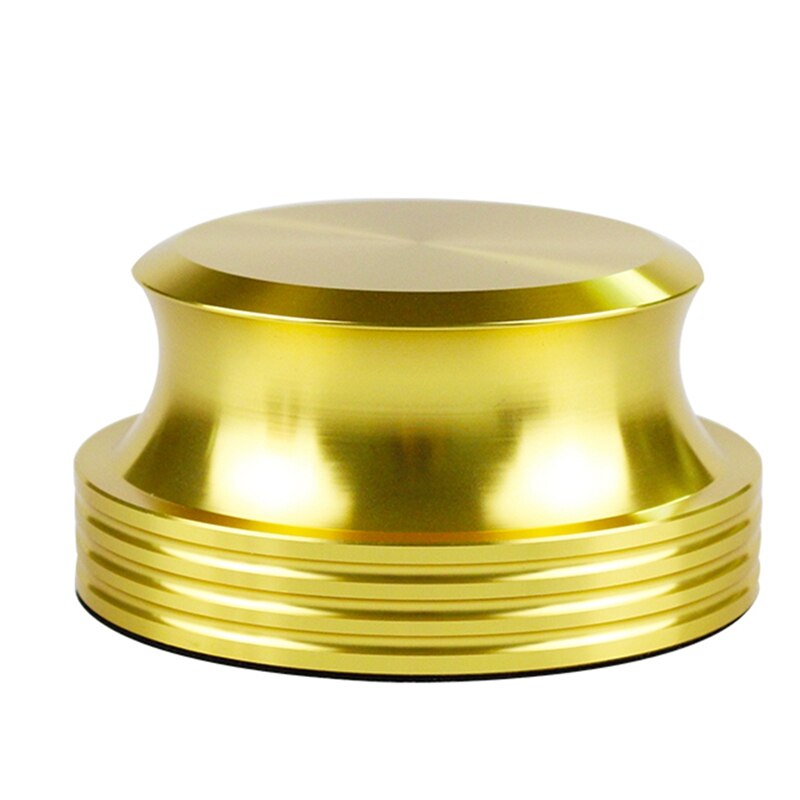 Record Turntables Weight Stabilizer LP Clamp Aluminum Metal Player Accessories: Gold