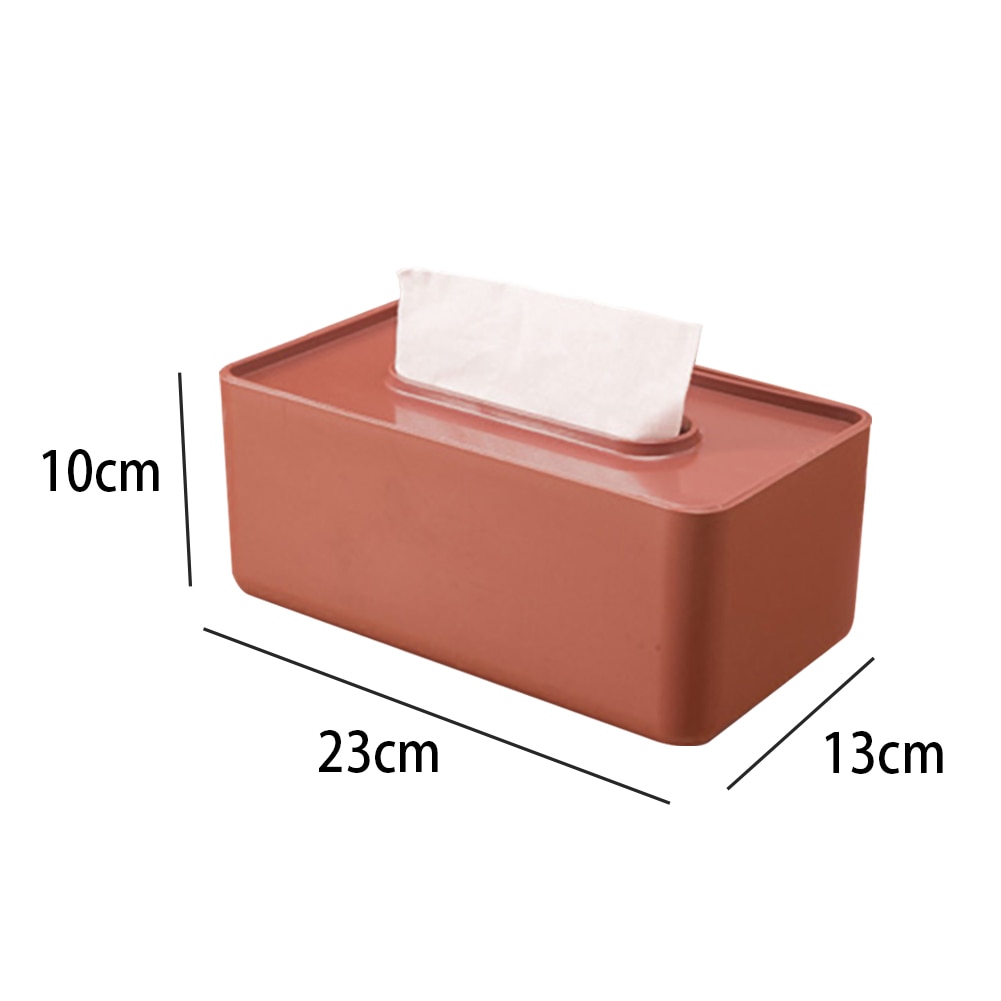 Caja de pañuelos de plástico para bebé, caja de almacenamiento de papel para toallitas húmedas, dispensador de toallas de papel, organizador de servilletas para el hogar