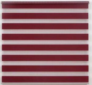 Estor noche y día en Granate Enrollable para pared o techo según las necesidades. - Ancho-60 x 180cm