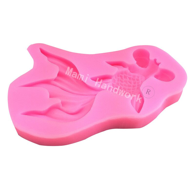 Hand-made Koi Fish Good Luck Turning Sugar Mold Goldfish Modeling Cake Mold DIY Turning Sugar Baking Tool Cake Mold