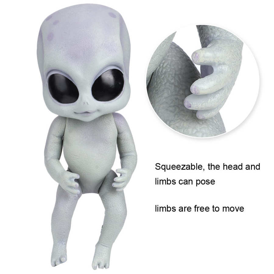 Pop Zachte Alien Pop Zeer Simulatie Zachte Baby Alien Doll Collection Voor Kinderen Volwassen Baby Speelgoed Voor