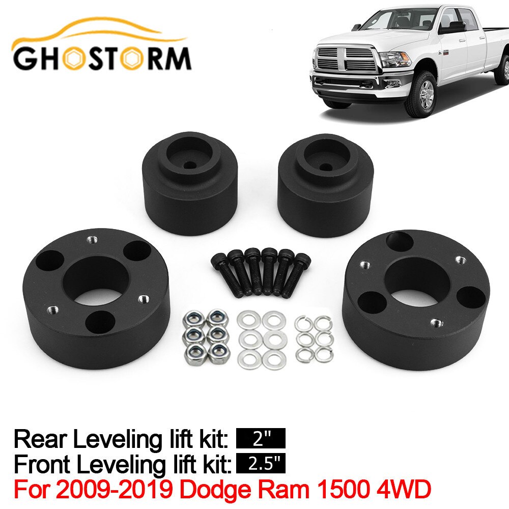 2.5" Front + 2" Rear Full Lift Kit for Dodge Ram 1500 4WD Leveling Kit Car Autoparts Accessories Suspension Lift Kits