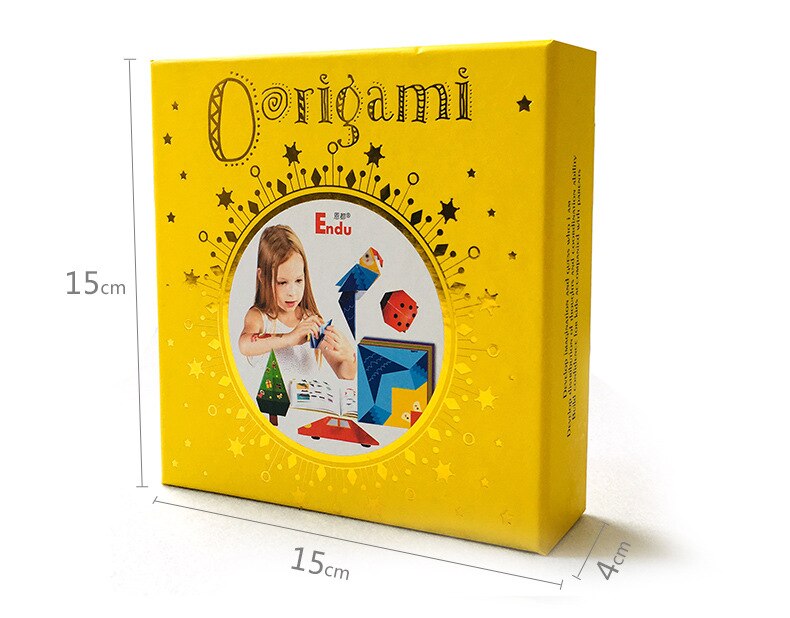 200 Uds. Origami para niños Animal Origami cinta Tutorial libro Kindergarden DIY ciencia educación juguetes niños DIY tarjeta juego: Default Title