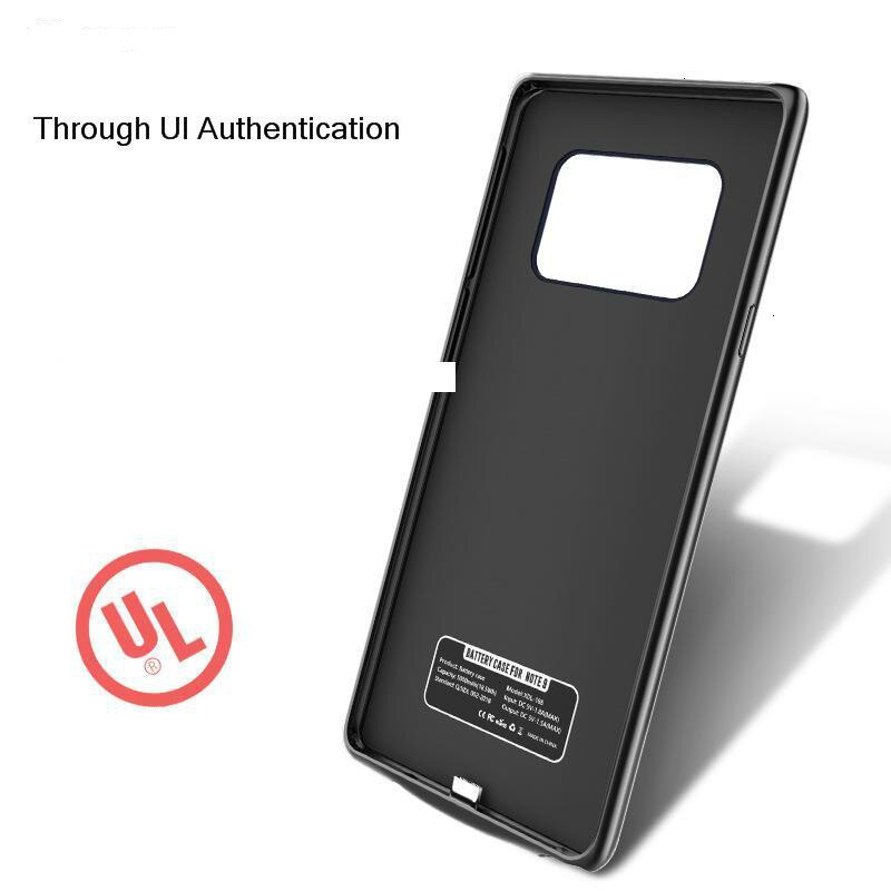 Funda de cargador de batería para Samsung Note 8, S9, S8 Plus, 5500mAh, a prueba de golpes, funda de alimentación para teléfono Samsung Note 8, 9, S8 Plus