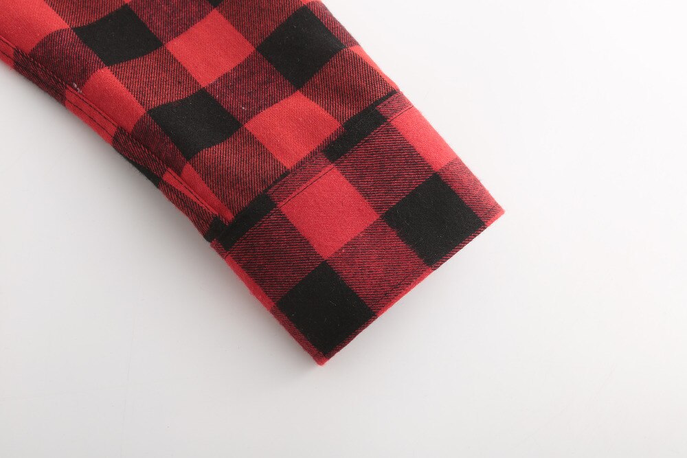 Men Flannel Red Black Plaid Shirt Cotton Autumn Casual Long Sleeve Shirt Soft Comfort Slim Fit Styles Brand Man Clothes