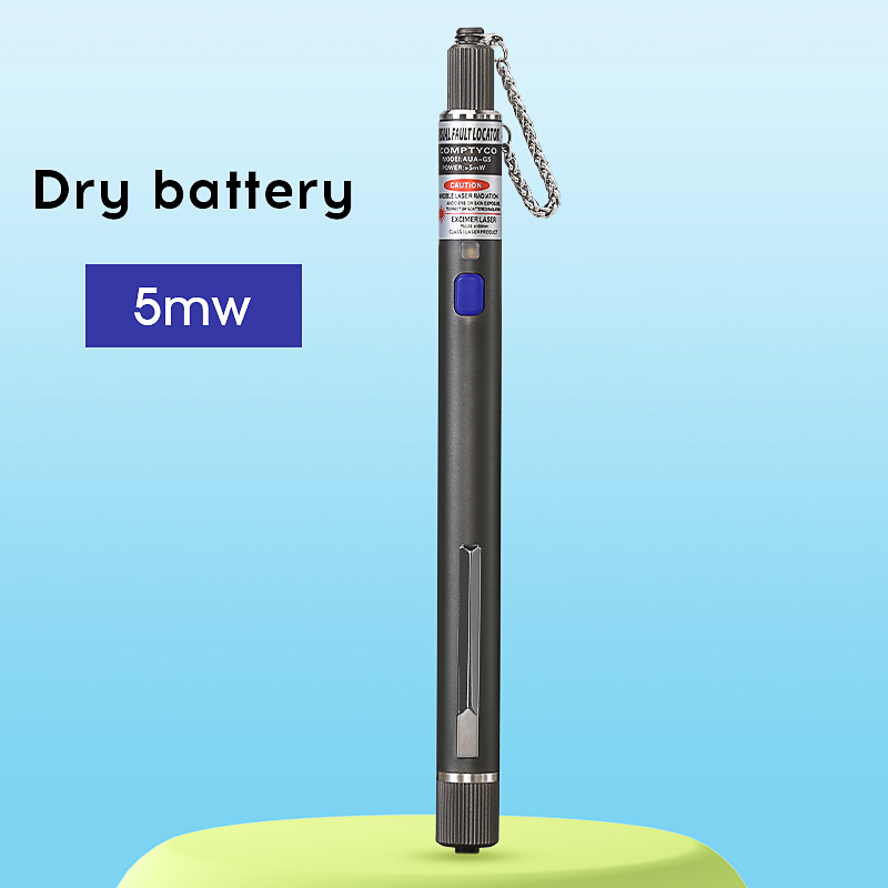 COMPTYCO FTTH Visual Fault Locator Optical Fiber Cable Tester Tool 5/10/20/30/50MW VFL 2.5MM(SC/FC/ST) Interface: WHITE