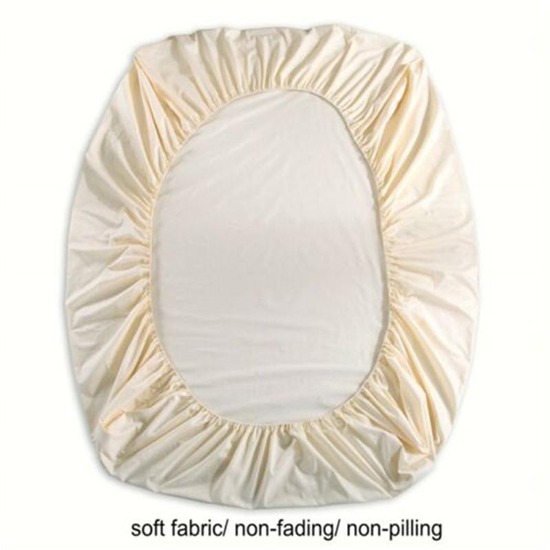 Portable Bed Fitted Sheet Elastic Sheets Solid Single Twin Full Queen King Bedding Cover 3 Size