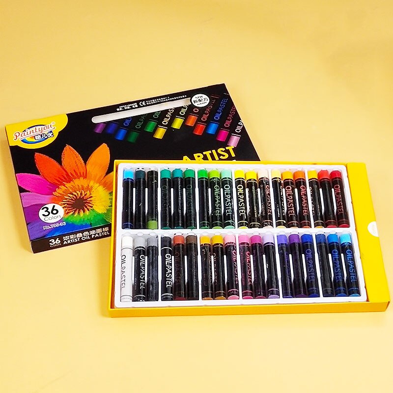 12/18/24/36 colores suaves lápices para colorear de pasteles de óleo conjunto de dibujo para niños artista estudiantes pintura Graffiti suministros de arte escolar