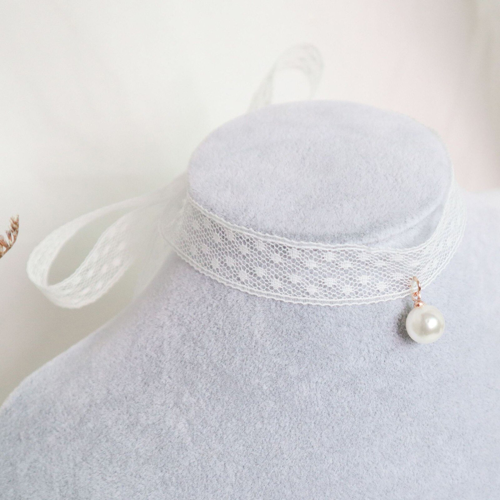 Romantic White Lace Choker Necklace Jewelry For Women Girlfriend Bride Wedding Birthday Party Jewelry Accessories 30cm long: 2-100cm