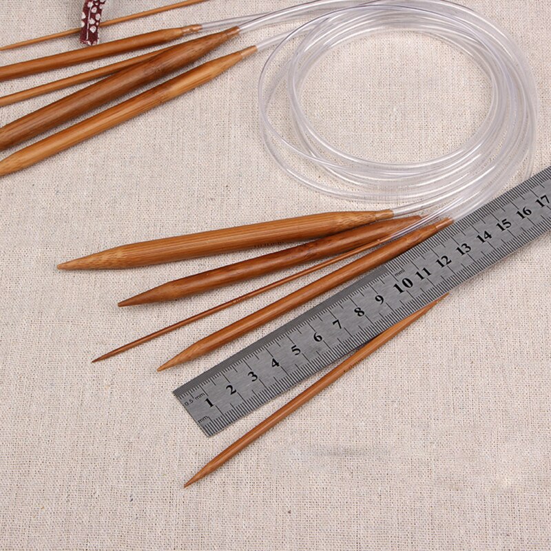 19Pcs/Set Bamboo Knitting Sewing Supplies Needles For Sewing,DIY Sewing Tools Arts Craft Sewing Accessories
