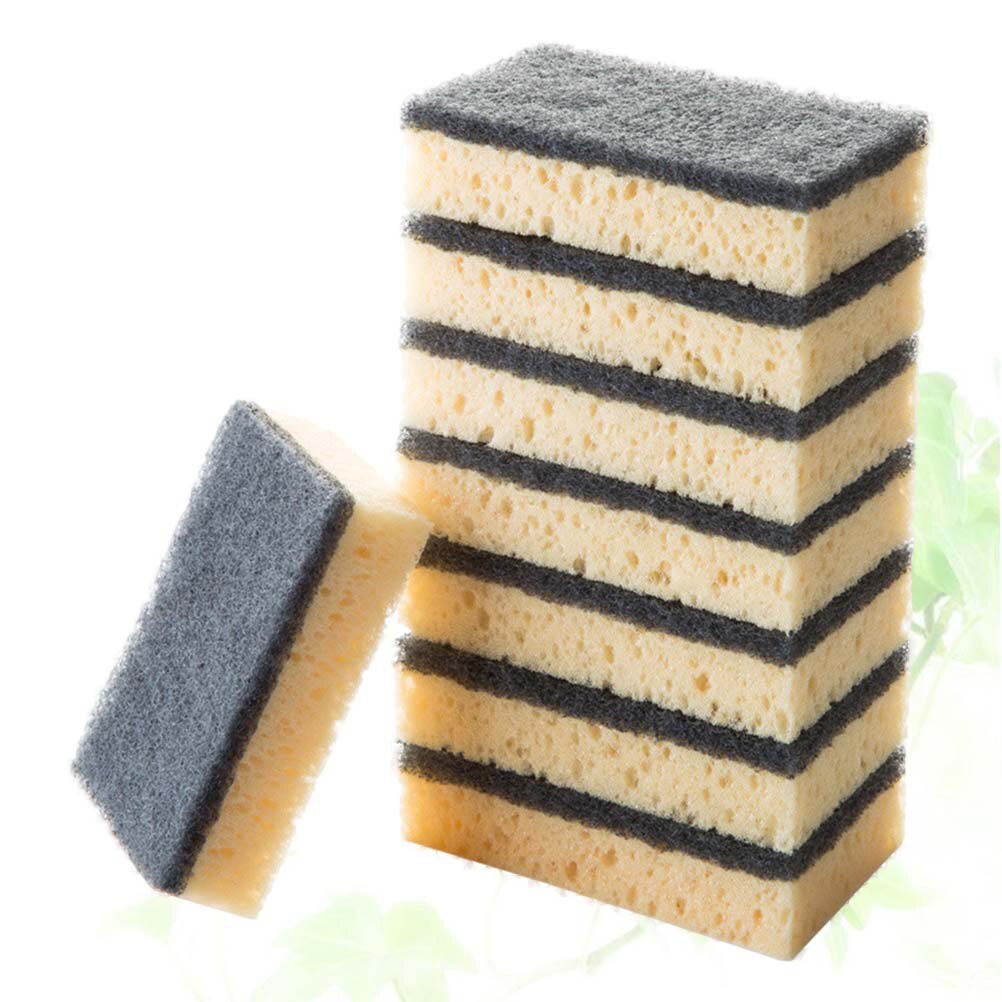 8 szt. Wielofunkcyjna druciana gąbka nie-zadraśnięcie naczynia robić czyszczenia naczynia nieprzywierająca gąbka kuchenna robić kuchni