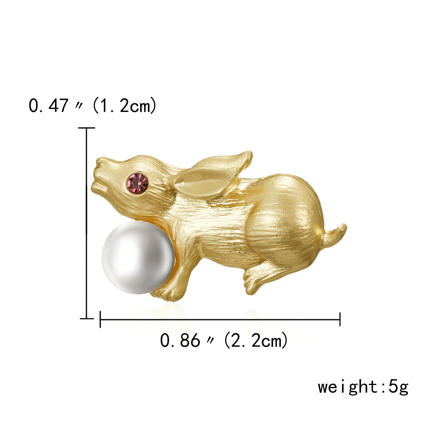 Rinhoo Gold Plated Gesimuleerde Parel Druif Broche Pins Voor Vrouwen Of Bruiloft Decoreren Zodiac Broche Symbolische Dieren: 4