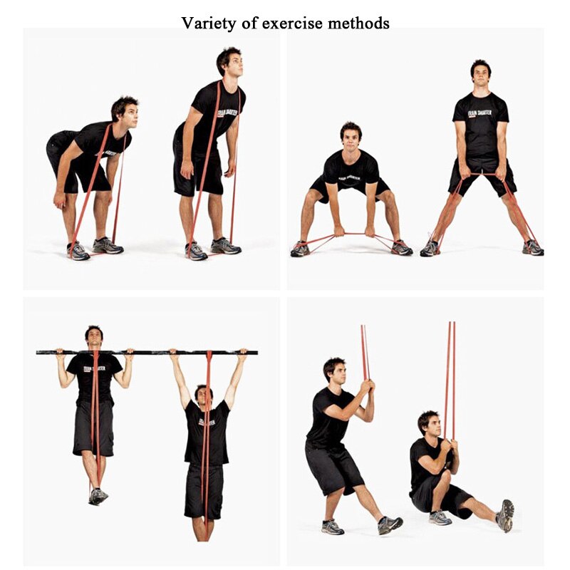 Letax Resistance Band Expander Exercise Stretch Pull-Up Fitness-Training Pilates Home-Workout 208cm Elastic Band Assist Bands