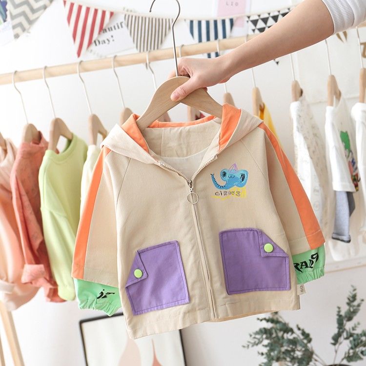 Hipac Jongen Jas Mode Lente Koreaanse Stijl Kinderen Uitloper 0-6 Jaar Peuter Jongens Jas Jassen Kid Herfst meisje Jassen: white / 100