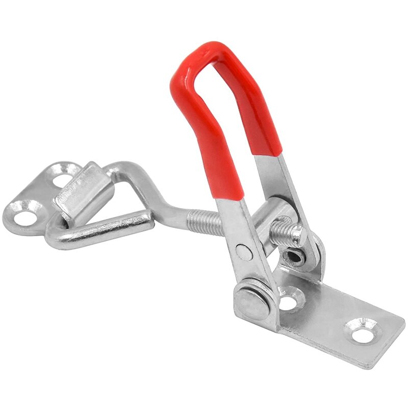 20 Pack Adjustable Toggle Latch Clamp 4001, 330 Lbs Holding Capacity, Heavy Duty Quick Release Pull Latch Toggle Clamp
