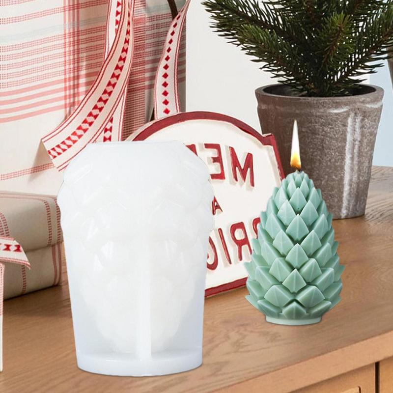 Formy silikonowe Choinka Świąteczne świece aromaterapeutyczne Formy impreza dekoracje Narzędzia szlifierskie Silikonowy filar Aromaterapia