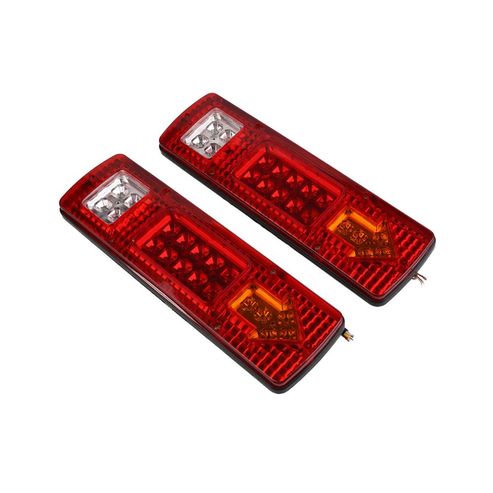 Vehemo 2 stk led 24v lastbil trailer lygter par 24 v lastbil led side markeringslys baglygte signal lampe del tilbehør