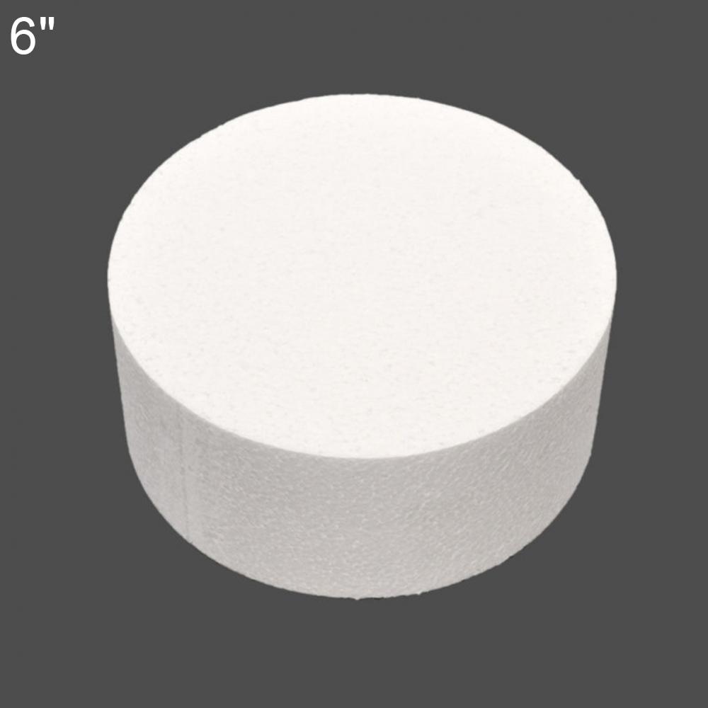 4/6/8 tommer fest diy kage skumform sugarcraft dummy patrice model polystyren styrofoam form rund køkkentilbehør: Diameter 15cm