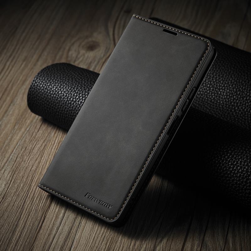 Voor Xiaomi Mi 10T Pro Case Flip Portemonnee Stong Magnetische Cover Voor Xiaomi 10T Lite 5G Case leather Luxe Cover Coque Funda: For Xiaomi 10T Lite / Black