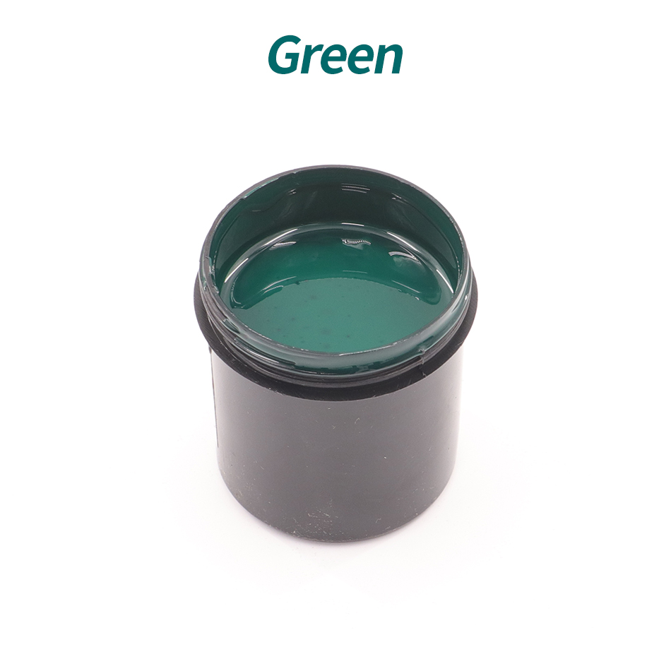 LED light solid metal ink UV glass ink UV screen printing ink various metal coloring: Green