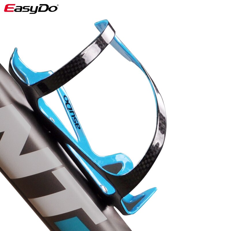Soporte de botella de agua de bicicleta EasyDo, portabotellas Pure 3K fibra de carbono 24g piñón fijo jaula para tetera accesorios de bicicleta