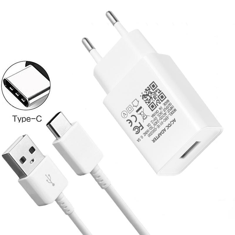 Voor Xiaomi Telefoon Opladen Adapter Type-C Usb Kabel Eu Plug Telefoon Oplader Voor Redmi 9 9T 8 10X Note 9 8 9S 8T 7 Pro Charger Kabel