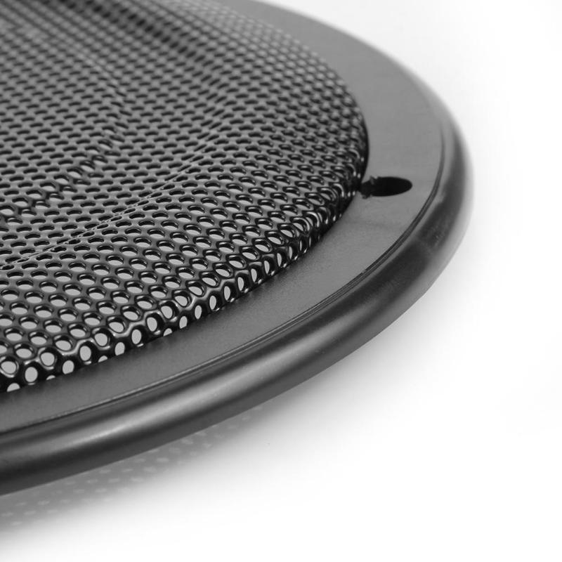 VODOOL 8" Car Stereo Coaxial Speaker Panel Steel Metal Grills Mesh Auto Subwoofer Horn Protective Grilles Cover Case Car Styling