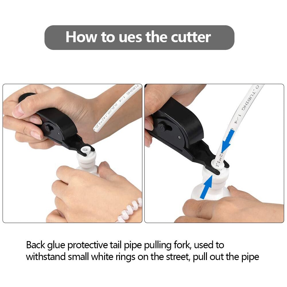 50 Of 100 1/4 "Quick Connect Buisleidingen L Type T Type Y Type Straight Bend Tee Ro Omgekeerde osmose Pijp Huishoudelijke Waterslang