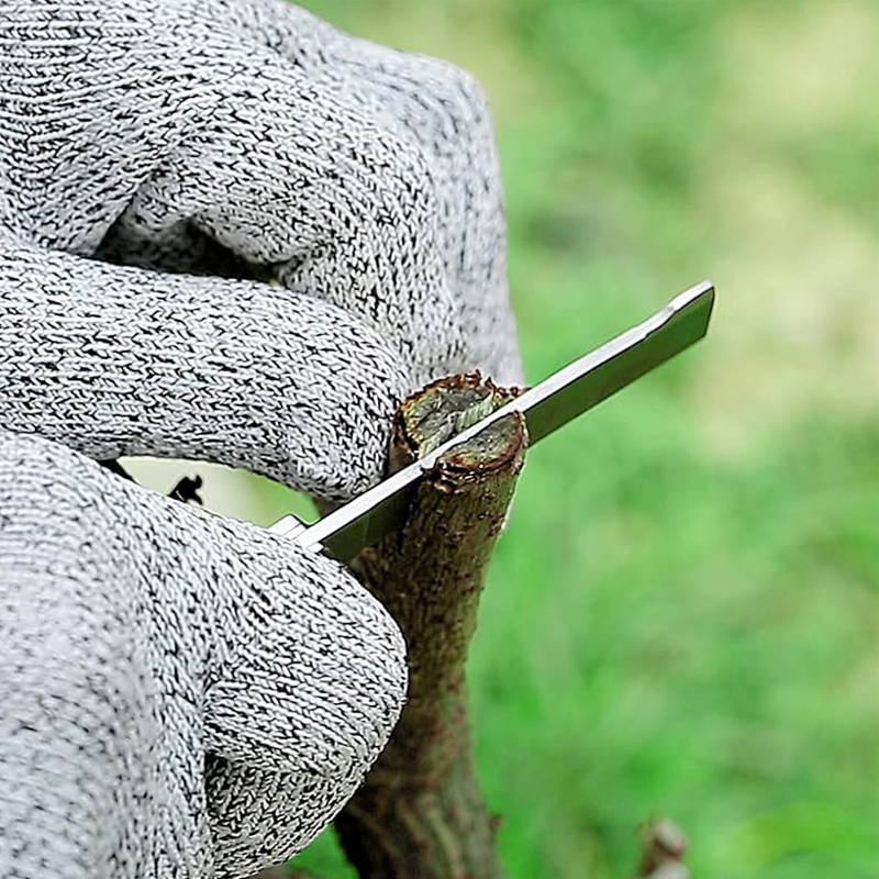 Folding Grafting Gardening Knife for Pruning Double Blades Garden Knife for Budding Pruning Plants Floral Fruit Tree ﻿Garden