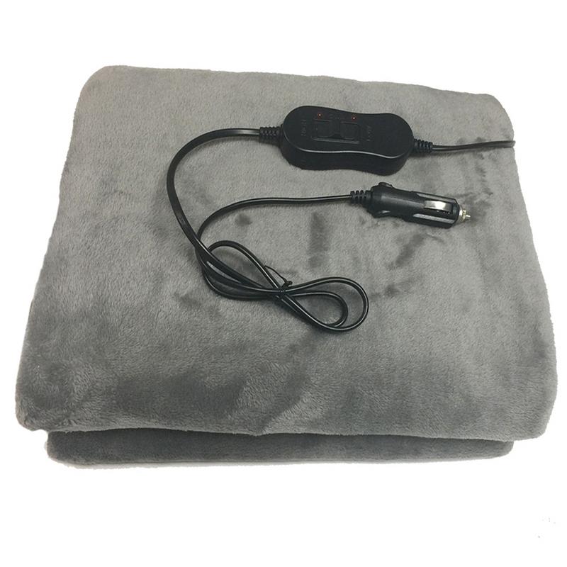 12v auton lämmityspeitto talvella lämmitetty 145 x 100cm ristikkoinen energiansäästöinen lämmin automaattinen sähköpeitto auton vakiolämpötilaan: D