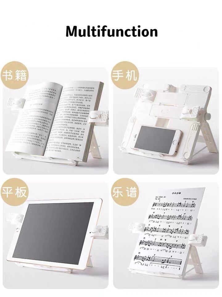 Multicolor Boek Standhouder Draagbare Opvouwbare Boekensteun Bookstand Lezen Ondersteuning Student Kinderen Schrijven Beugel Office Tools