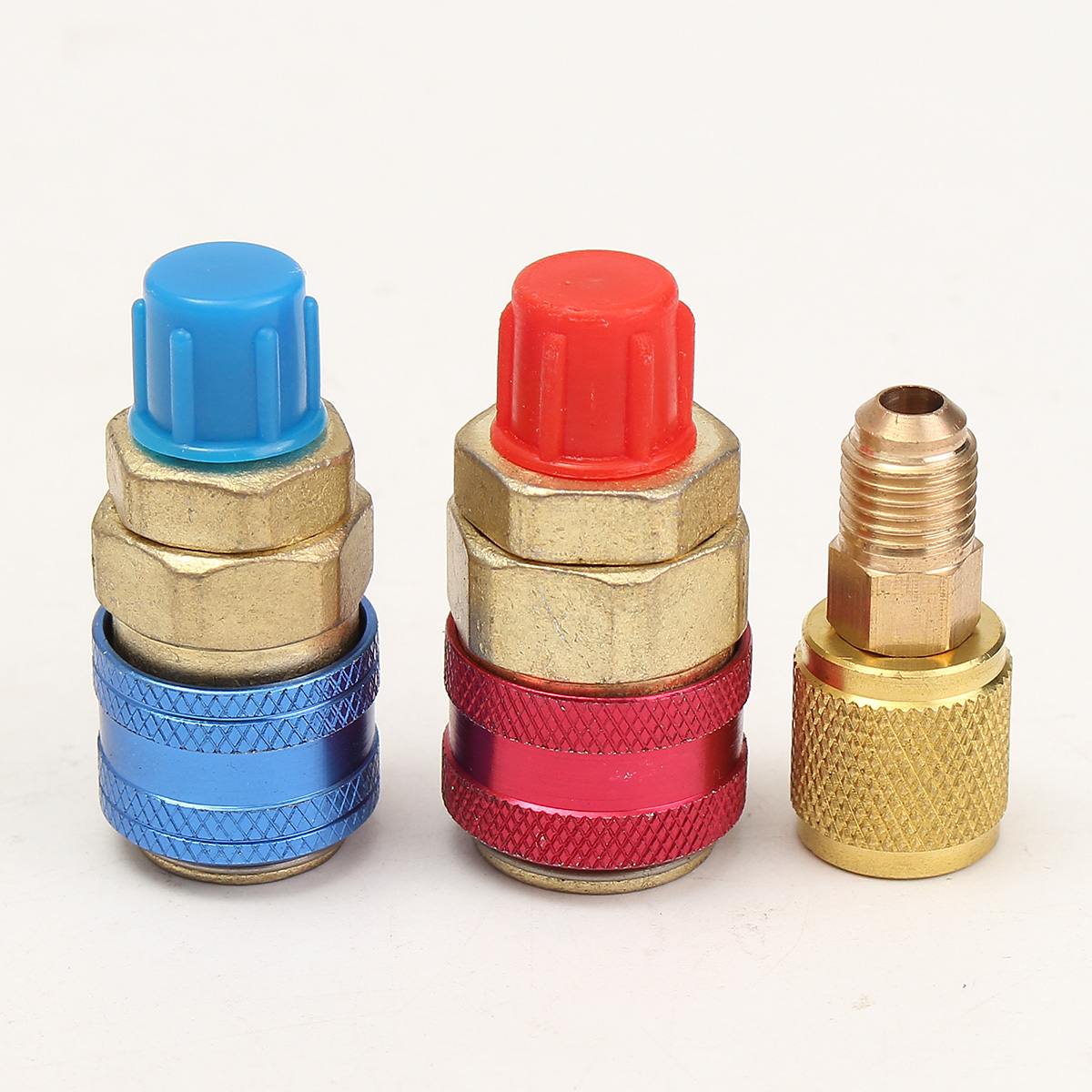 Juego de manómetros portátiles para acondicionamiento de aire, Kit de herramientas de diagnóstico de prueba ligera para refrigerante R134A R12 R22 R502