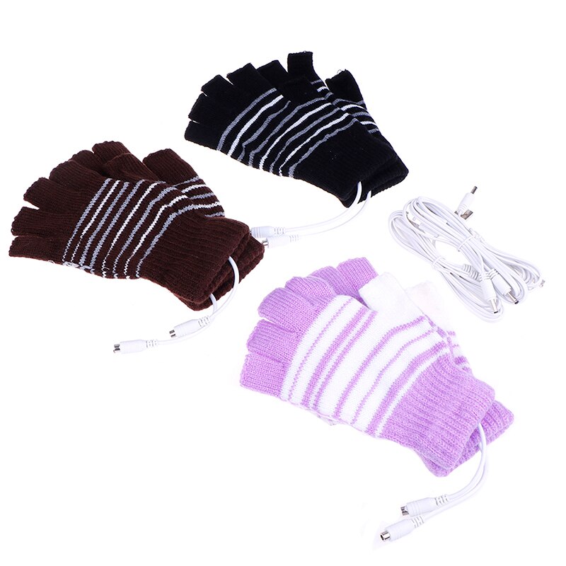 Elektrische Verwarming Handschoen Usb Verwarmde Handschoenen Winter Thermische Handwarmer Batterij Aangedreven Thermische Waterdichte Voor Motorfiets Ski Handschoenen