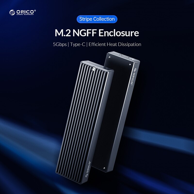 ORICO M.2 SATA Enclosure,M2 SATA NGFF USB Case,5Gbps M2 SATA SSD Case, 5Gbps NGFF SATA SSD box For 2230/2242/2260/2280 m2 SSD