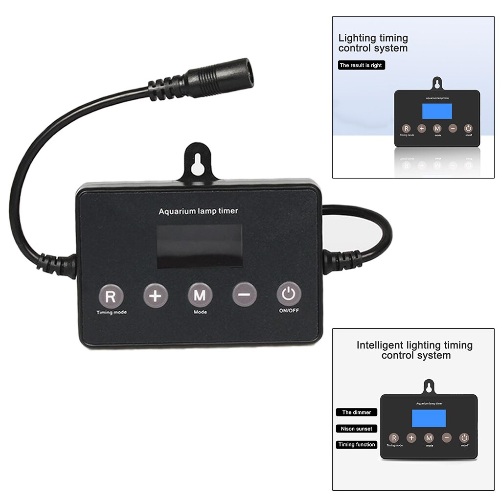 Aquarium LED Light Dimmer Controller Day Night Modulator For Aquarium Fishes Tank Led Intelligent Light Timing Dimming System